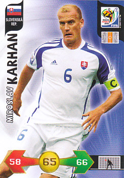 Miroslav Karhan Slovakia Panini 2010 World Cup #304